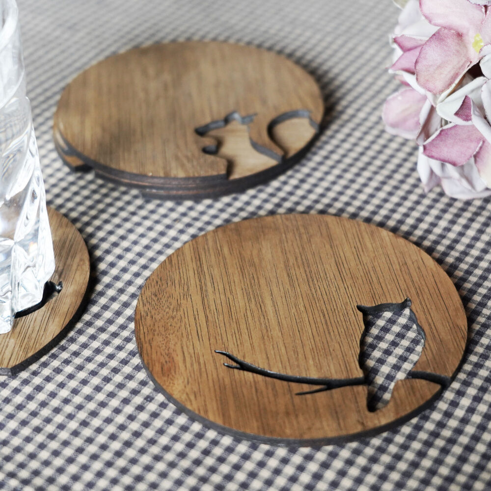 Fall-animal-coasters-02 Forest Animal Coasters