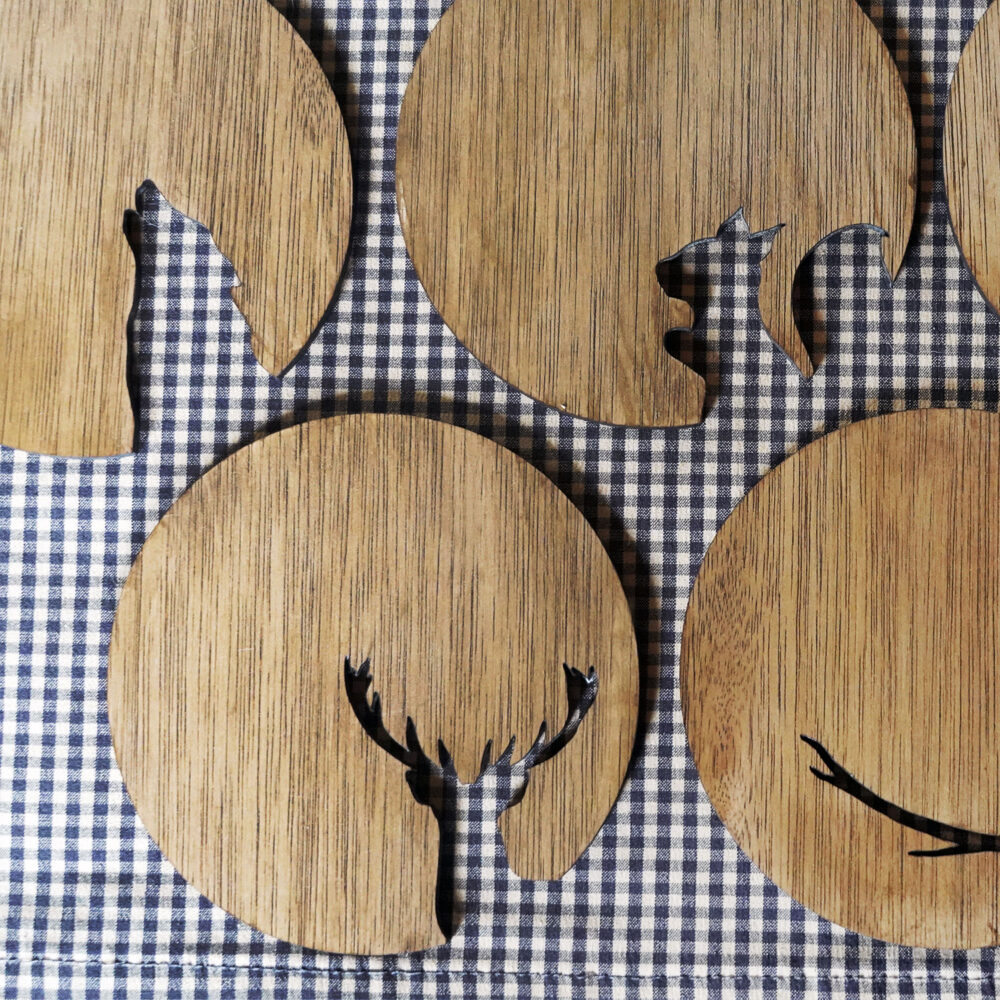 Fall-animal-coasters-04 Forest Animal Coasters