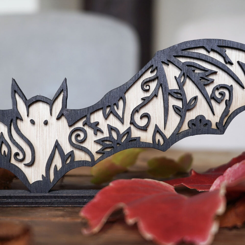 Spooky Bat Stand Decor for Halloween