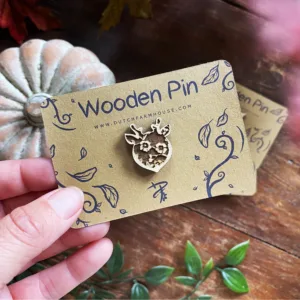 Wooden Pin - Deer